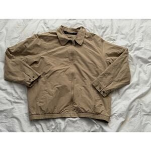 L.L. Bean Men's XXL Harrington Tan Khaki Bomber Jacket